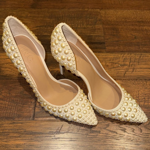NWT I.N.C. Pearl Heels size 7.5 - Picture 2 of 5